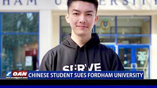 Chinese student sues Fordham University