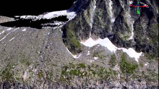 Glacier d'Argentière 3D Point Cloud Flythrough