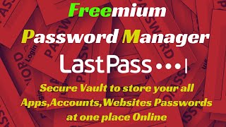 LastPass | Password Manager | Secure Vault | 2020