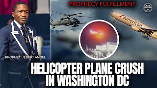 Military Helicopter Crashes Into An American Airline Jet In Washington DC | Prophet Uebert Angel