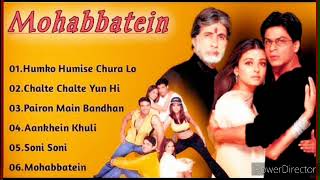 Mohabbatein Movies All Songs||Amitabh Bachchan||Shahrukh Khan||Aishwarya Rai||Hindi Romantic Songs