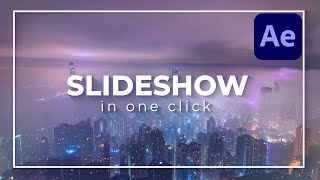 Slideshow In One Click! Free Slideshow Maker Script for After Effects
