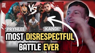 BIGGEST VIOLATION EVER  | KANDI vs PRYNLEE | PenGame Rap Battle 2024 REACTION!