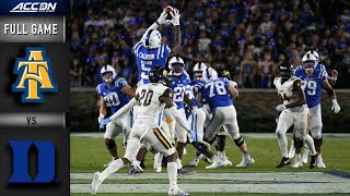 NC A\u0026T vs. Duke Full Game | 2021 ACC Football