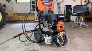 Changing the oil on a Generac Pressure Washer
