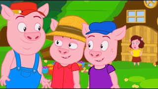 Les Trois Petits Cochons  + 5 Comptines |  Dessin animé | Conte pour enfants avec les P'tits z'Amis
