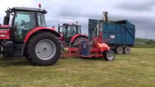 Silage 2015, MF 7618 and Lely Storm