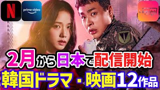 【日本で配信開始】2025年２月スタート Netflix/AmazonPrimeVideo/Lemino 新作・旧作韓国ドラマ１２作品🌟充実のラインアップ🍫🌟