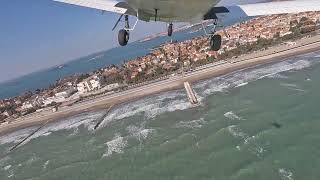 Venezia-Lido approach and landing