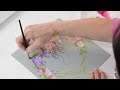 one stroke painting with donna dewberry how to paint a rosebud wreath pt. 3 wisteria u0026 bows