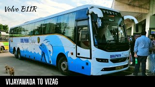 APSRTC DOLPHIN CRUISE VOLVO B11R | VIJAYAWADA TO VIZAG BUS | SHORT VLOG