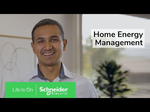 Be energy efficient with Schneider Electric: integrated home energy management systems