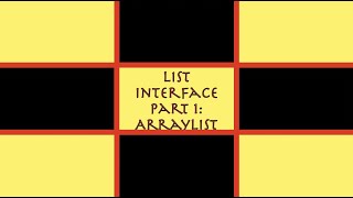 List Interface : Part 1- ArrayList || Java Collection Framework ||