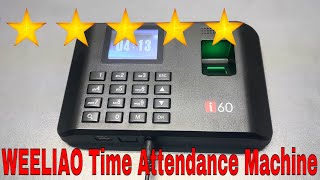 Review - WEELIAO Time Attendance Machine #productreview