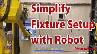 【KOSMEK】Simplify Fixture Setup with Robot | WVA Pallet Gripper Case Study