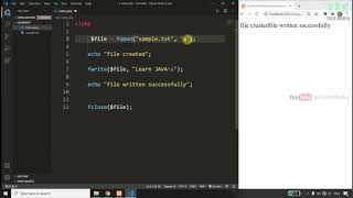 File Handling | PHP Malayalam Tutorial | Part 22 of 22 |