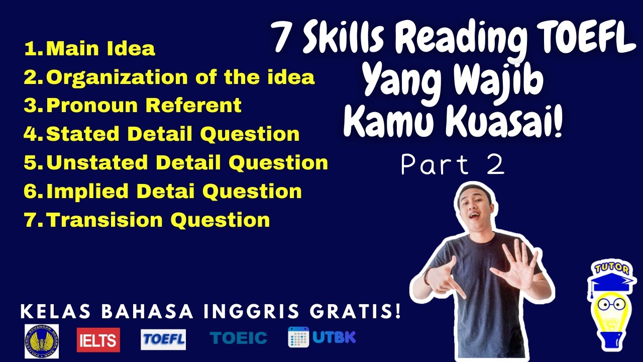 Belajar TOEFL Untuk Pemula: Cara Mengerjakan / Menjawab Soal Reading ...