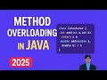 Method Overloading in Java (2025) | Simple Explanation + Examples