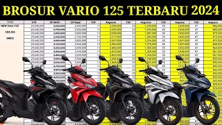 BROSUR VARIO 125 TERBARU 2024 KAS DAN KREDIT🔥🔥🔥