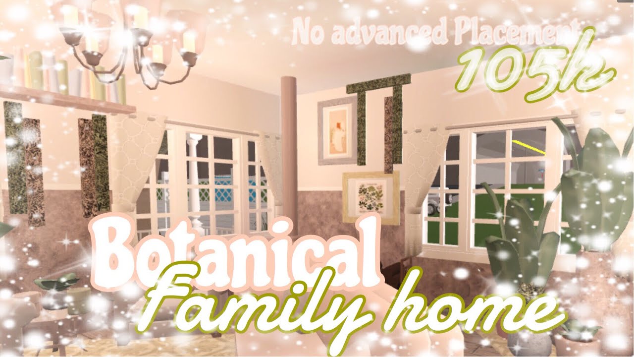 Botanical 2 Story Family Home 🌳| Bloxburg Build | Luminto - YouTube