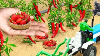 Diy Mini Tractor Making | Agriculture Harvesting for Chilli Farming | Agriculture Cultivator |SoloMT