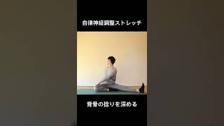 【自律神経調整ストレッチ】　ヨーガ・ピラティス：ボディワーク #shorts