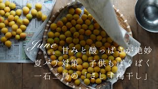 Let's make [secret umeboshi] to spend the summer cheerfully at home | Ume work