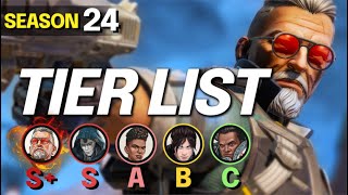 LEGENDS TIER LIST for Season 24 - BEST and WORST Legends - Apex S24 Meta Guide