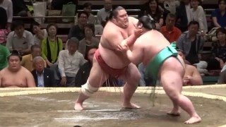 佐藤(現貴景勝)・新十両時代【関取初勝利!!】対 千代丸　平成28年5月場所初日【FHD60fps】