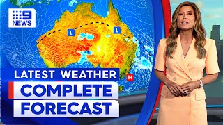 Australia Weather Update: Heavy rainfall expected around Australia | 9 News Australia