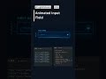 Animated Input Field #coding #learnhtml5andcss3