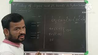 Finding of sigma \u0026 pi bonds | Carbon and its compounds | X.Class | Telugu \u0026 English