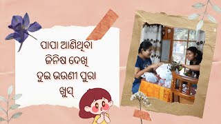 ରିୟାର ନୂଆ project👌papa ଆଣିଥିବା ଜିନିଷ ପାଇଁ ଦୁଇ ଭଉଣୀ ଝଗଡ଼ା😓 ଲଙ୍କା ଖାଇବା ପାଇଁ ରିୟା କରୁଛି blackmail