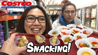 EATING FREE FOOD SAMPLES AT COSTCO! VLOG 53 | katrina anne