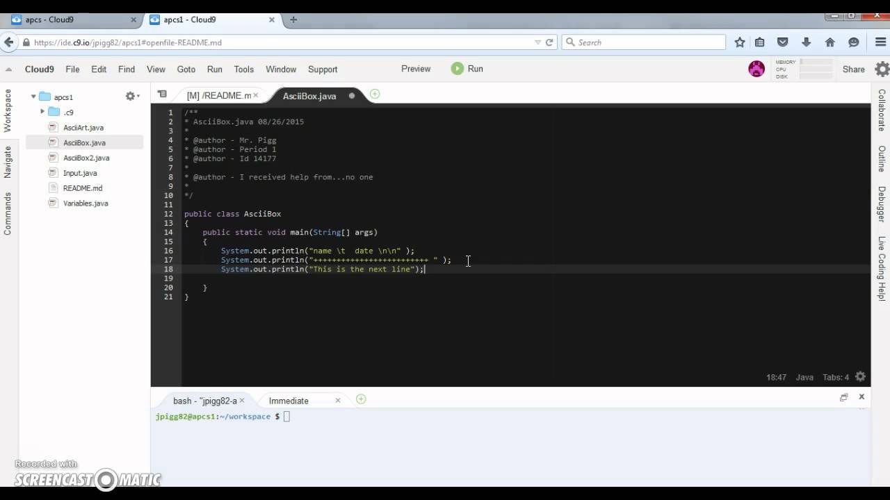Using Cloud9 Ide Youtube