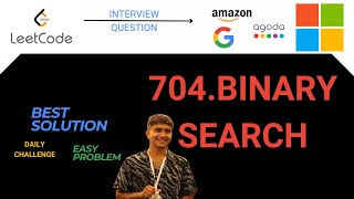 LeetCode Problem - 704.Binary Search - Solution in Java