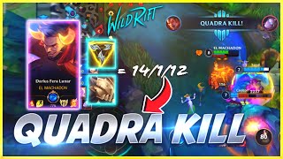 QUADRA KILL! COMO CARREGAR O TIME DE DARIUS NO WILD RIFT