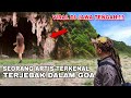 Viral.! seorang artis terkenal terjebak dalam goa di pulau nusakambangan jawa tengah