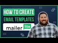 How To Create Email Templates in Mailerlite | Mailerlite Tutorial