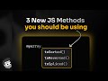 New JS array methods!