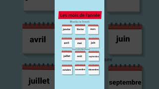 Months in French  #french     #videos  #language