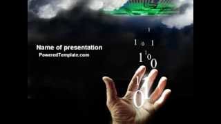 Information Coding PowerPoint Template by PoweredTemplate.com