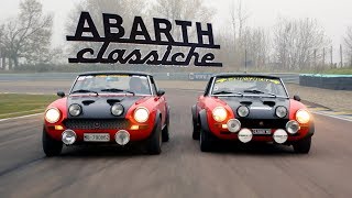 Fiat 124 Spider Abarth - Action, flatout, on board, sound \u0026 sideways