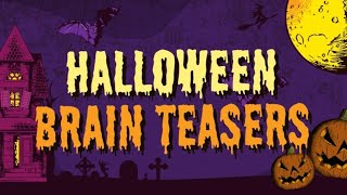 10 SPOOKY Halloween Brain Teasers | Riddles For Kids | Fun Halloween Activity | #halloween