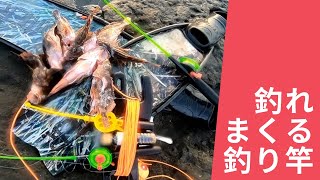 泳ぎ釣り　オモチャ竿でまさかのカサゴ爆釣！関西お魚突き111