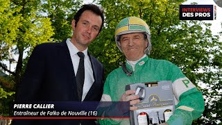 PIERRE CALLIER | ENTRAÎNEUR DE FALKO DE NOUVILLE |QUINTÉ DU DIMANCHE 2 FÉVRIER À PARIS VINCENNES