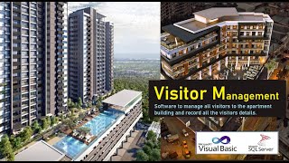 Visitor Management vb.net project with SQL server database | How to make project | VB192 #highblix