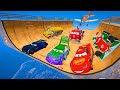 Сhallenge Disney Crazy Cars Mega Ramp McQueen & Friends Jackson Storm Miss Fritter Plane Dusty Wingo