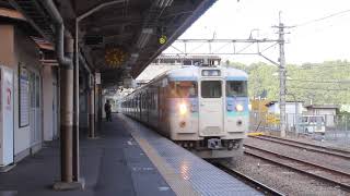 The Chuo Main Line local train operated by the JR East 115 Series taken in Uenohara station.