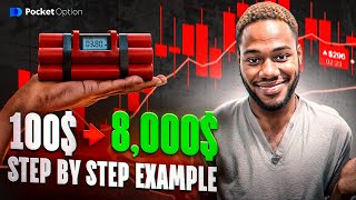 QUICKLY EARNED 100$ ➔ 8,000$ | 100% BEST POCKET OPTION Strategy | BINARY OPTIONS TRADING STRATEGY